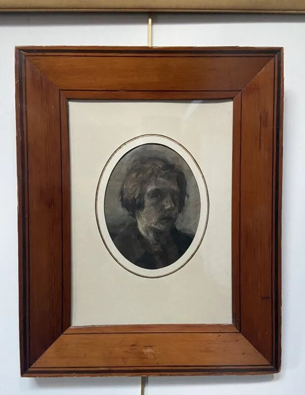 Illustration numéro 2 du produit École romantique française, XIXe siècle Portrait d'homme, huile sur papier