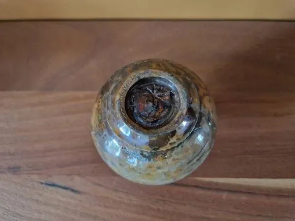 Illustration numéro 2 du produit Gisèle Buthod-Garcon (Née en 1954) - Vase boule en céramique émaillée beige