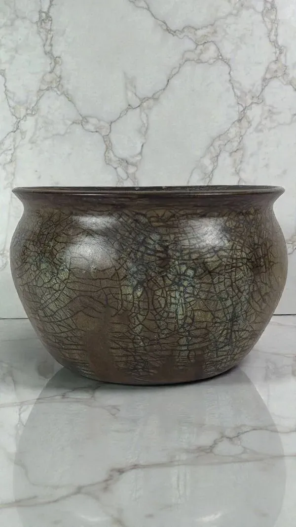 Illustration numéro 2 du produit Pot en grès signé Anne Marie Sybesma Alias MIEP La Borne