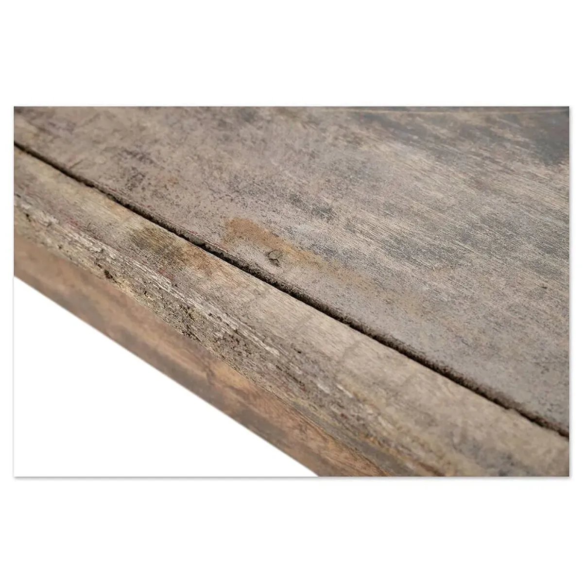 Illustration numéro 2 du produit Table basse en bois patiné