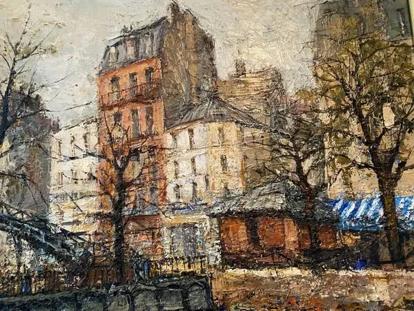 Illustration numéro 2 du produit Canal saint Martin à Paris signé Guerber