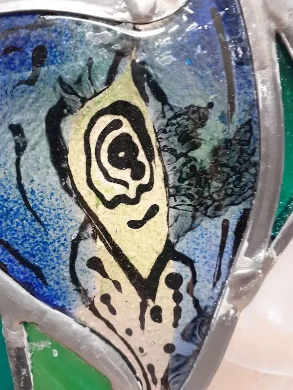 Illustration numéro 2 du produit Vitrail contemporain