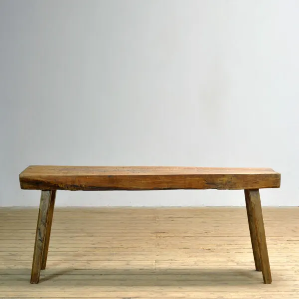 Illustration numéro 2 du produit Table de boucher en chêne, vers 1920