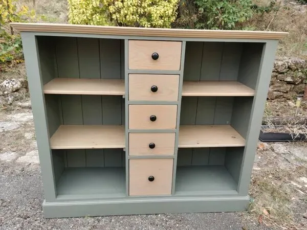 Illustration numéro 2 du produit Meuble de métier pin massif