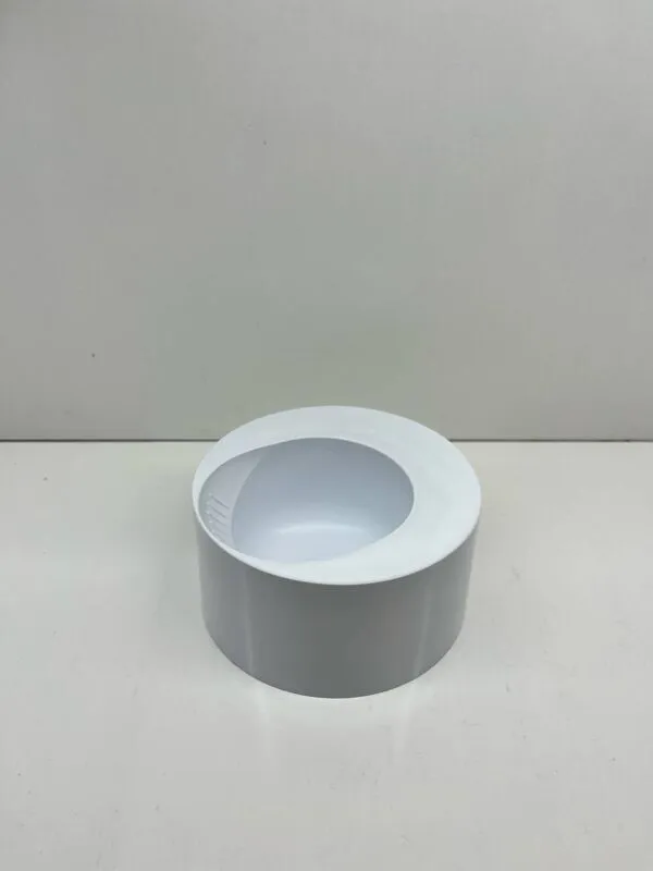 Illustration numéro 2 du produit Enzo Mari cendrier Bornéo - Danese Milano - Mélamine blanche – Design