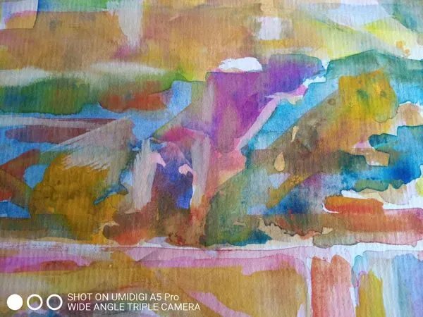 Illustration numéro 2 du produit Gouache sur papier de 1989, Pierre Lacroux (1909- 1993)