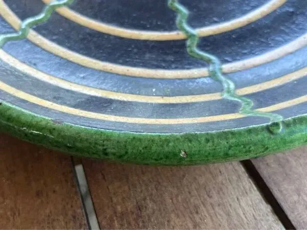 Illustration numéro 2 du produit Plat en céramique - atelier primavera (1912-1960)