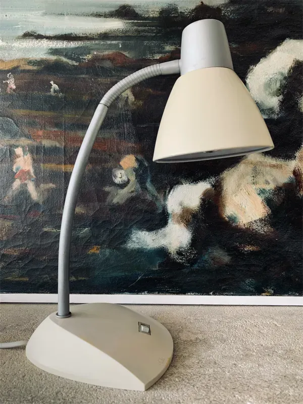 Illustration numéro 2 du produit Lampe de bureau vintage - massive belgique