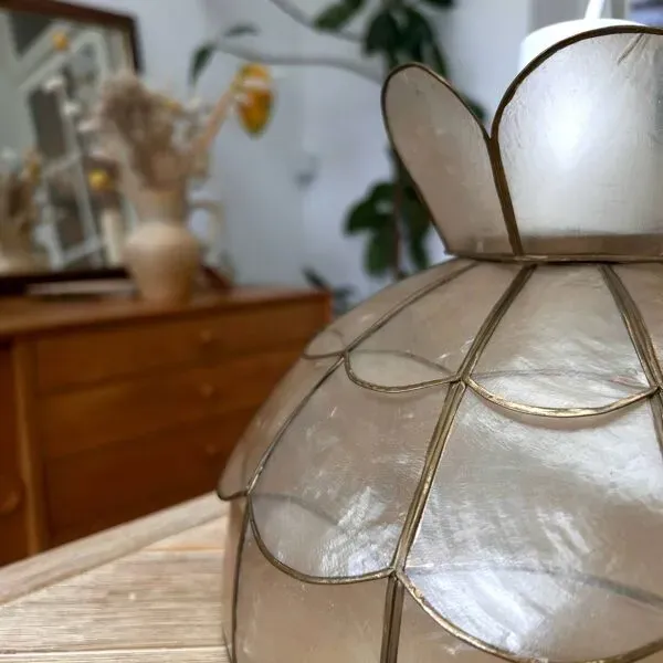 Illustration numéro 2 du produit Suspension en nacre « jupon »