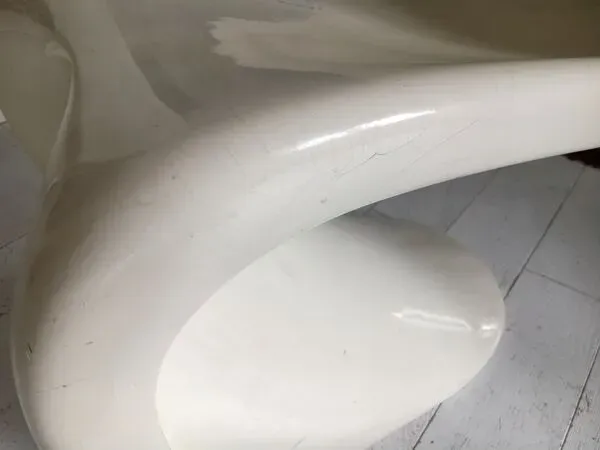 Illustration numéro 2 du produit Paire de chaises S de Verner Panton en fibre de verre, série 1, 1967