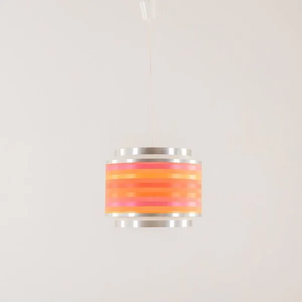 Illustration numéro 2 du produit Lampe pendante colorée Targetti Sankey, Italie années 1970