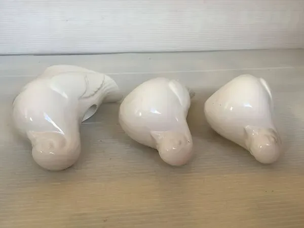 Illustration numéro 2 du produit Trio de bougeoirs colombes oiseaux