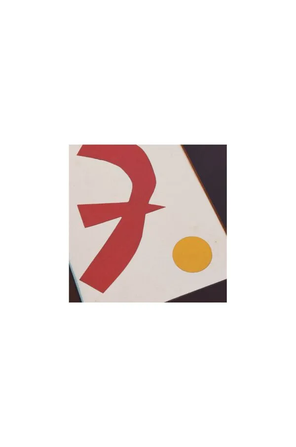 Illustration numéro 2 du produit Collage sur papier ancien d'inspiration Matisse signé eawy