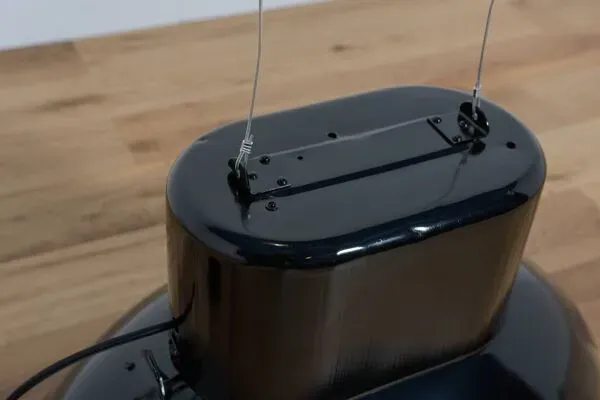 Illustration numéro 2 du produit Grand lampadaire industriel U-Boot de Mesko, Pologne, années 1970.