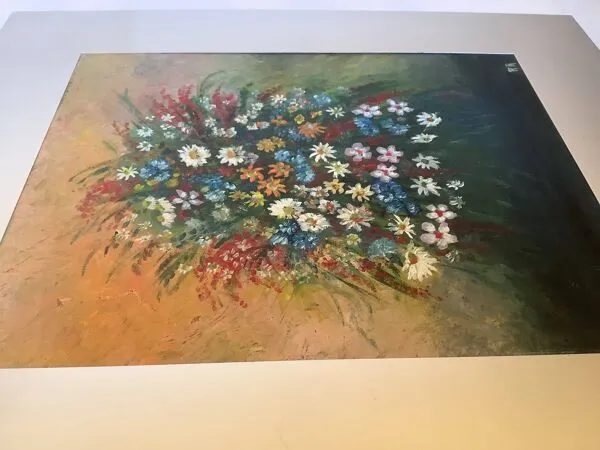 Illustration numéro 2 du produit Tableau bouquet de fleurs nature morte