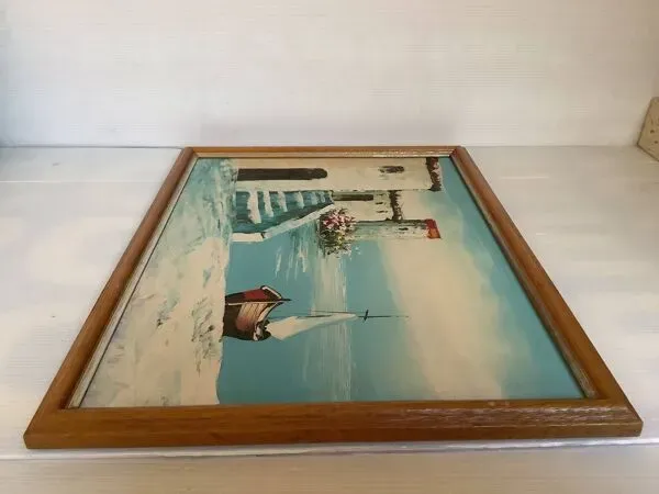 Illustration numéro 2 du produit Tableau paysage de bord de mer huile sur panneau