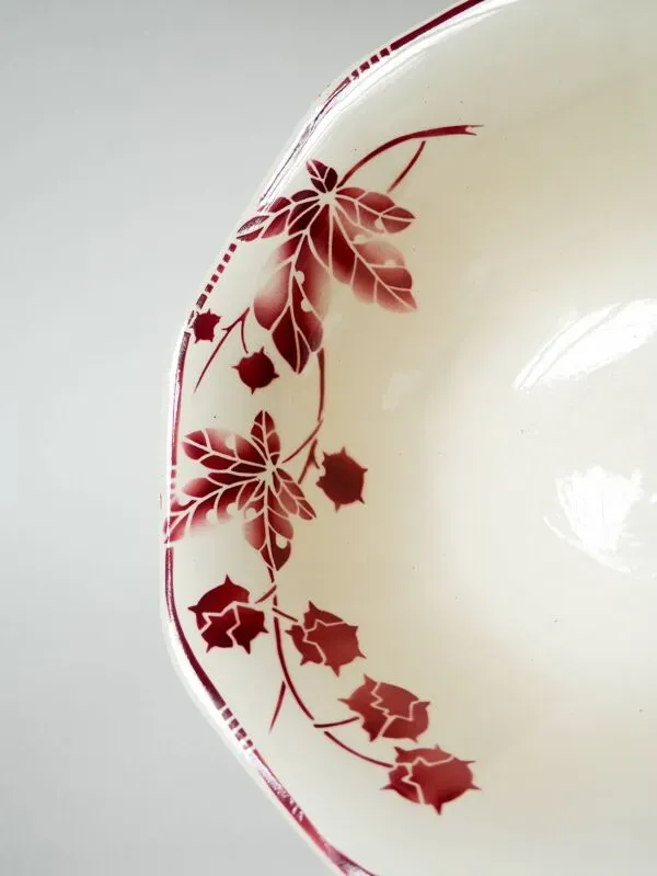 Illustration numéro 2 du produit Grand saladier Badonviller modèle Tamarista, 1940