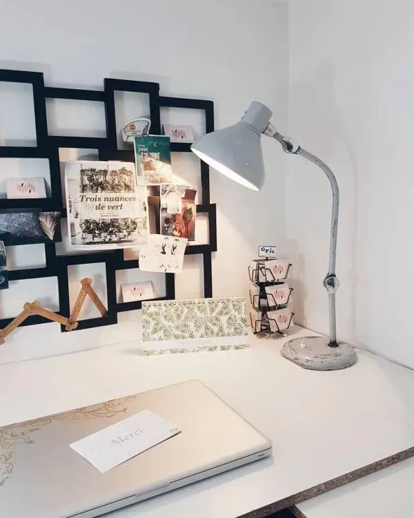 Illustration numéro 2 du produit Lampe de bureau industrielle – atelier jumo gs1 – gris style jielde – année