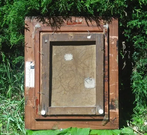 Illustration numéro 2 du produit Profil d'une Elègante 1884 signé daté Hst