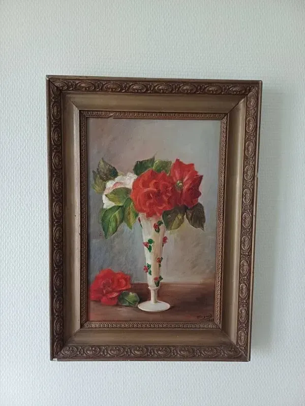 Illustration numéro 2 du produit Tableau nature morte signée Alizard