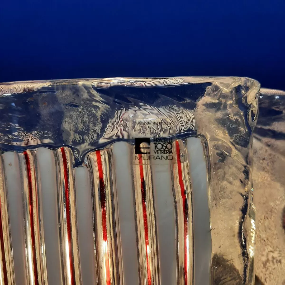 Illustration numéro 2 du produit Lampe de table Fratelli Toso 1960's Murano