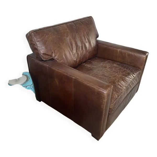 Illustration numéro 2 du produit Fauteuil cuir