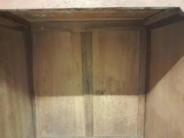 Illustration numéro 2 du produit Bureau Vintage en Chêne - Style René Gabriel - Design Reconstruction