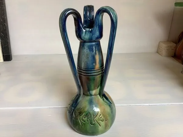 Illustration numéro 2 du produit Ancien vase 3 anses Oost Duinkerke style Thulin Belgium