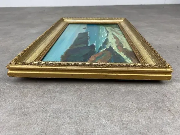 Illustration numéro 2 du produit Tableau marine Désiré-Lucas début XXème huile sur toile