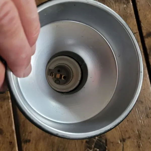 Illustration numéro 2 du produit Spot mural chromé 1970 – design moderniste