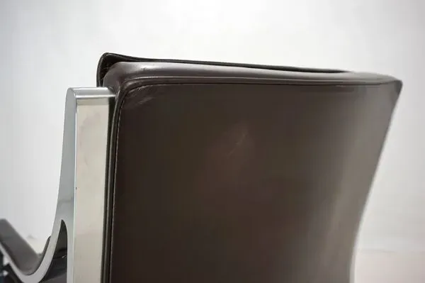 Illustration numéro 2 du produit Fauteuil en cuir Knoll Art Collection par Rudolf B. Glatzel, 1970