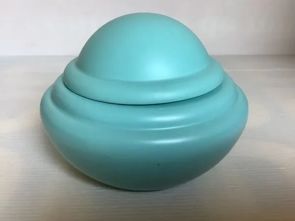 Illustration numéro 2 du produit Vide poche baguier boîte bleue turquoise