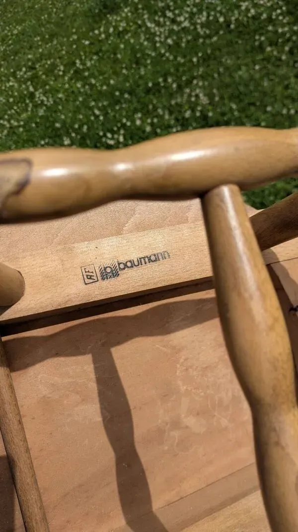 Illustration numéro 2 du produit Chaise Tacoma Bauman 60/70 Bistrot Bistro