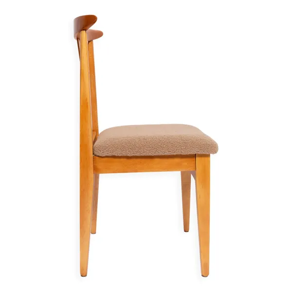 Illustration numéro 2 du produit Chaise, bois clair, m. zielinski, europe 1960s