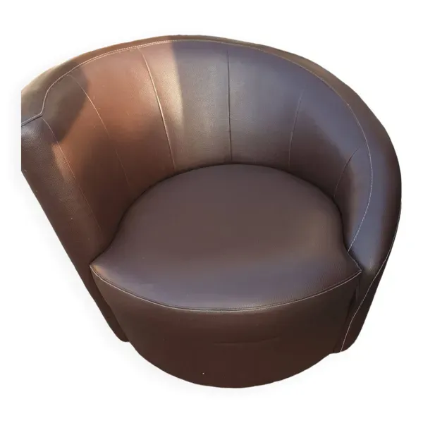 Illustration numéro 2 du produit Fauteuil desing  tournant de salon