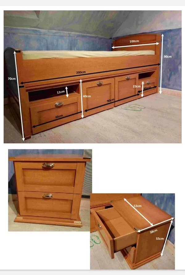 Illustration numéro 2 du produit Lit simple