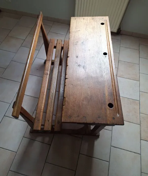 Illustration numéro 2 du produit pupitre écolier fin 19è début 20è