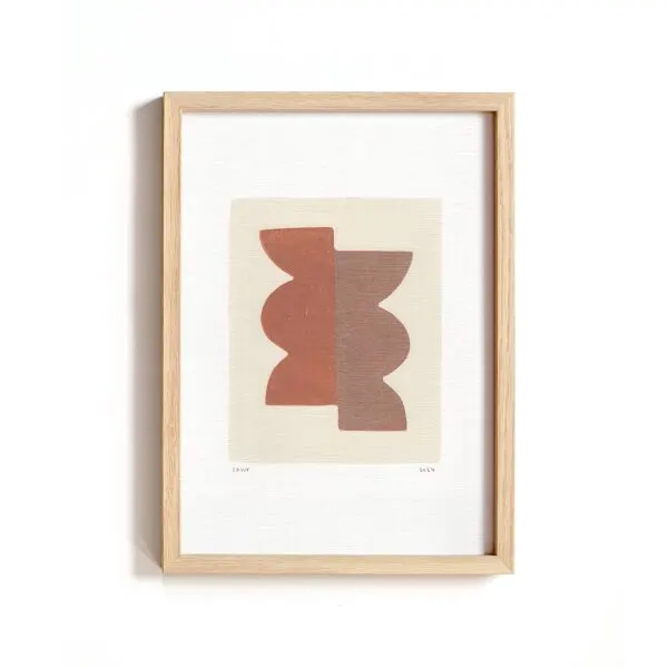 Illustration numéro 2 du produit Peinture abstraite sur papier signée Eawy