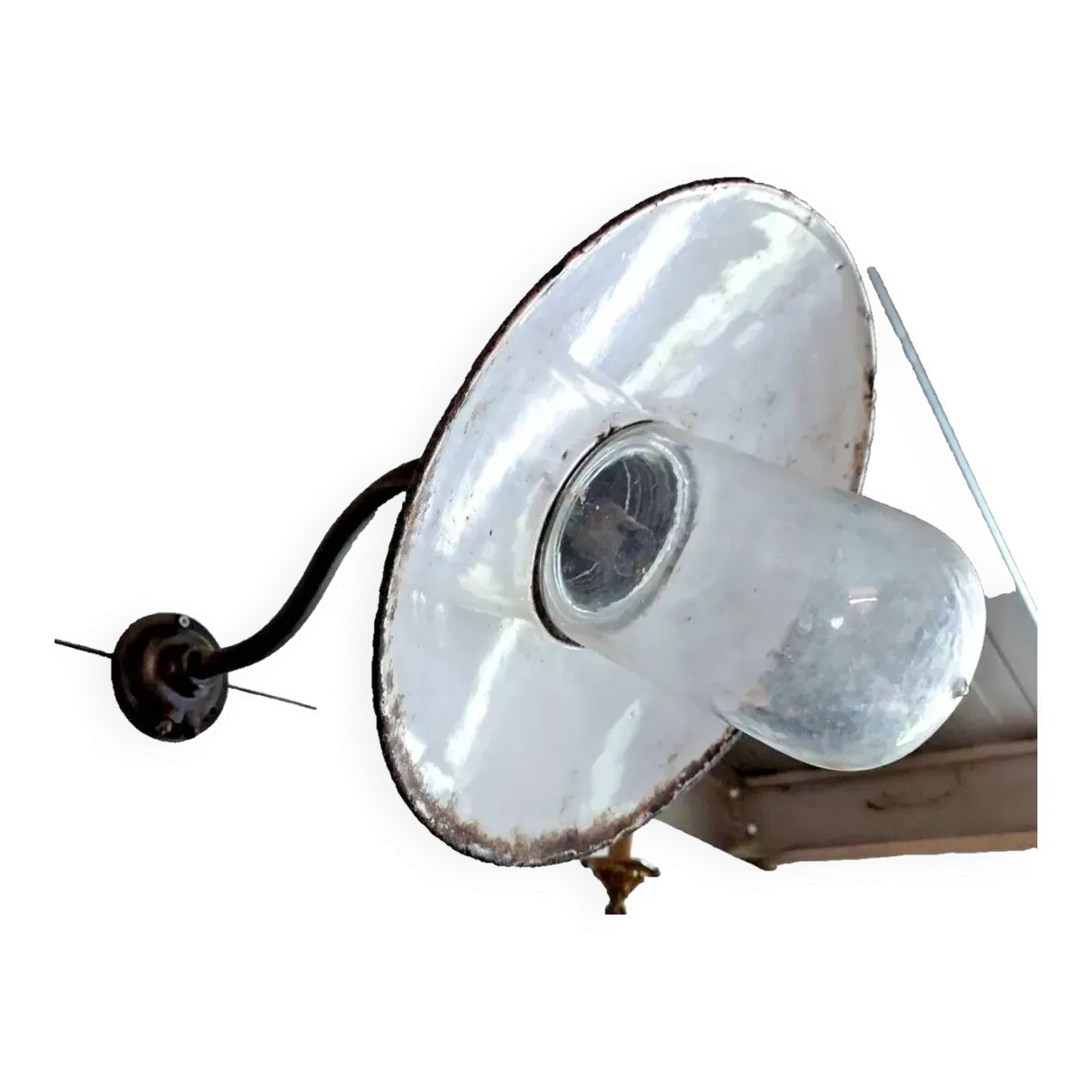 Illustration numéro 2 du produit applique industrielle col de cygne en fer