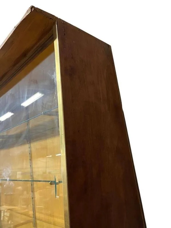 Illustration numéro 2 du produit Vitrine vintage en bois XL haute / armoire murale / meuble