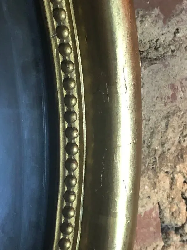 Illustration numéro 2 du produit Pastel sur papier ''Homme aux favoris'' signé, encadré sous verre 1862