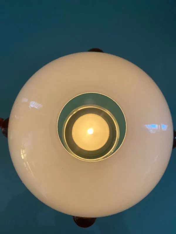 Illustration numéro 2 du produit Lampe photophore design post modern 1990