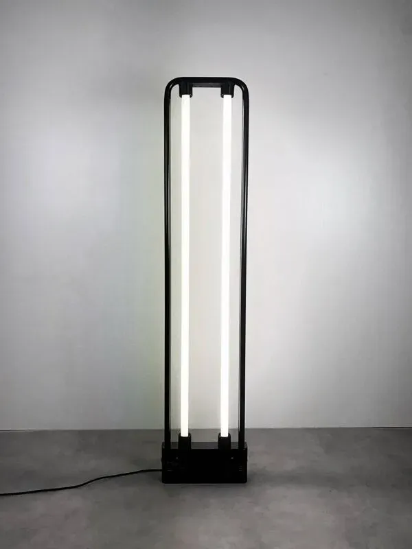 Illustration numéro 2 du produit Lampadaire Vintage • Duo • Boccato/Gigante/Zambusi • Zerbetto • 1980