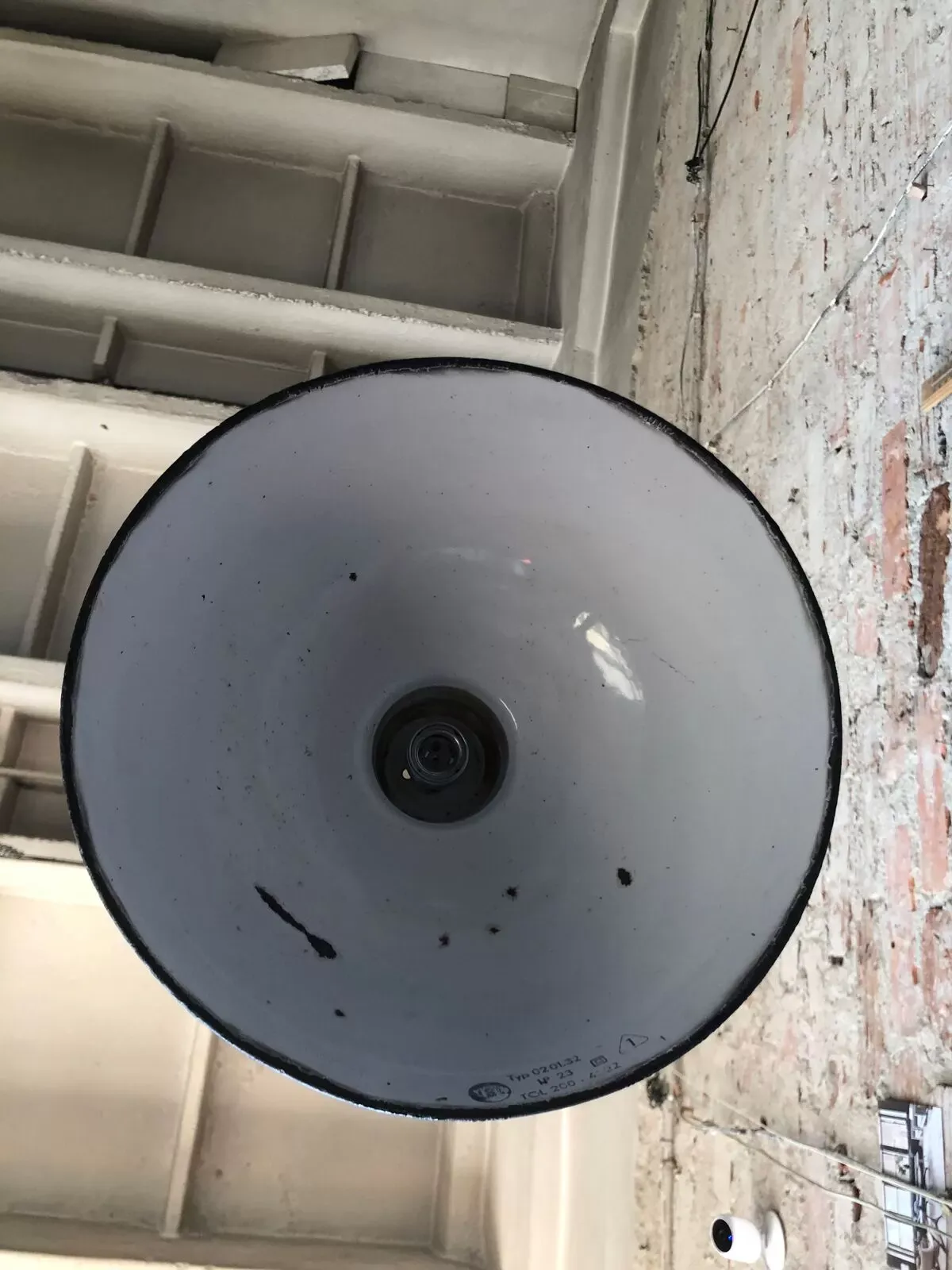 Illustration numéro 2 du produit Suspension vintage industrielle EHS2/S , années 1950