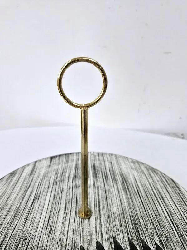 Illustration numéro 2 du produit Plateau A Fromage Céramique Vintage Années 60 Manufacture Salins Modèle Tolède