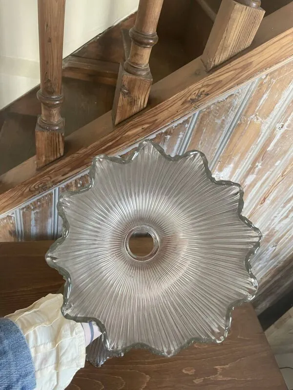 Illustration numéro 2 du produit Paire de globes tulipe holophanes