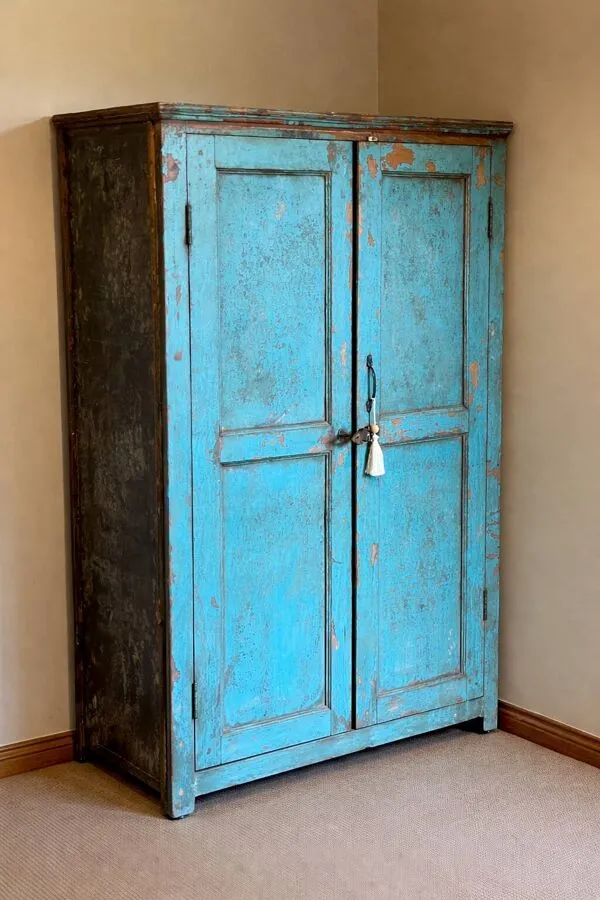 Illustration numéro 2 du produit Armoire Vintage Métal & Bois