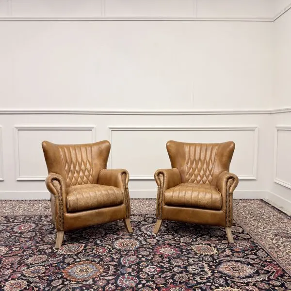 Illustration numéro 2 du produit Fauteuil Aviator en cuir de mouton