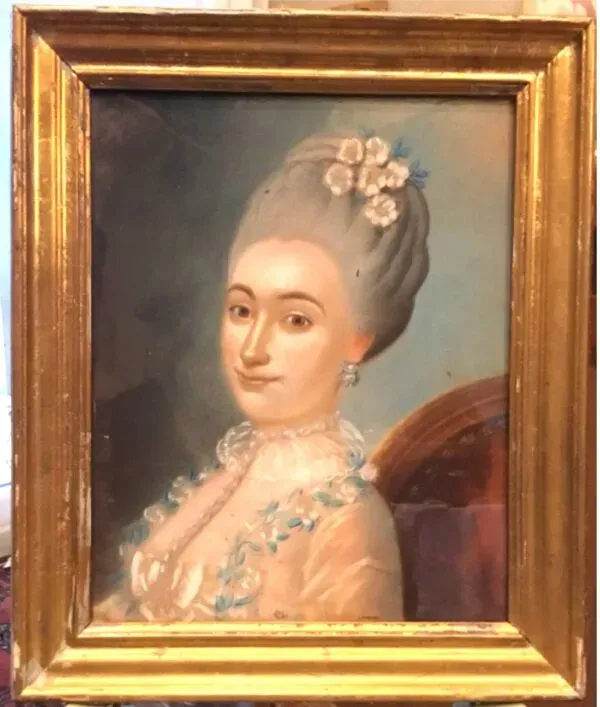 Illustration numéro 2 du produit École française du XIXe.portrait de dame de qualité.pastel