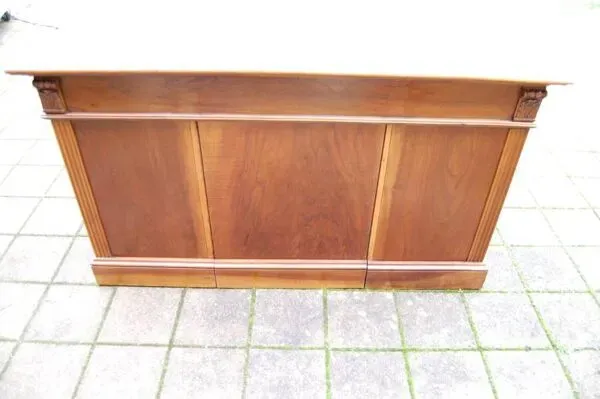 Illustration numéro 2 du produit bureau a caisson napoléon III en noyer fin du 19e siécle